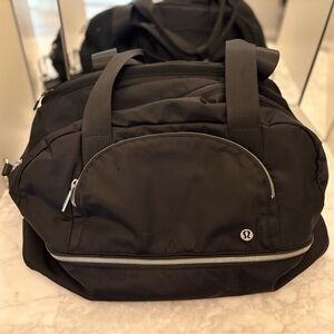 lululemon athletica Black Duffel Bag